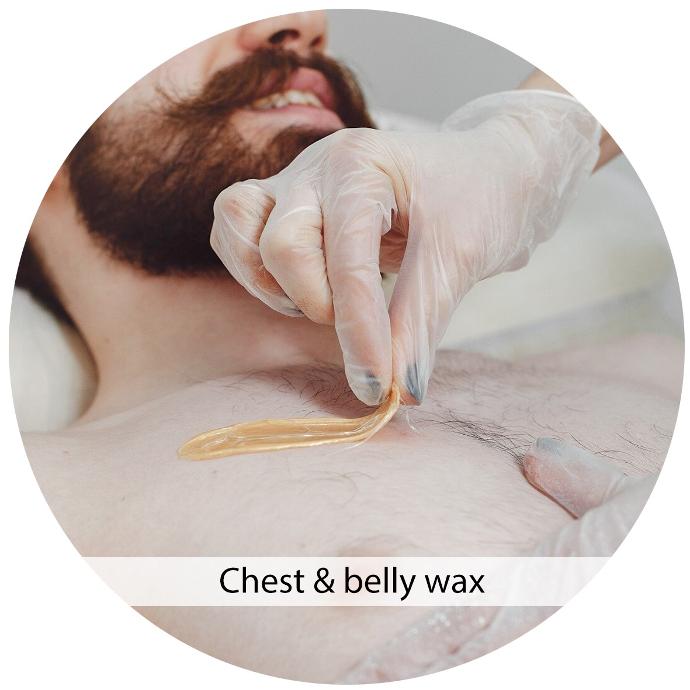 Chest & Belly Waxing Session